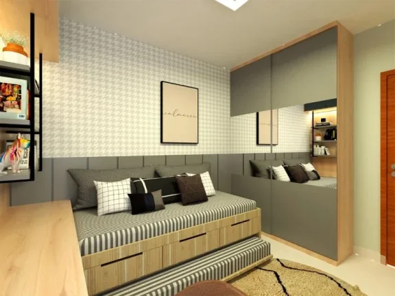 Imagem APARTAMENTO 2 QUARTOS /1 SUÍTE, VARANDA GOURMET À VENDA, 58 M² POR R$ 230.000 - RESIDENCIAL PARQUE DOS SERVIDORES - RIBEIRÃO PRETO/SP