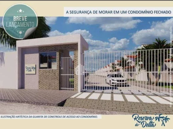 Imagem Casa duplex em Parnaíba/PI, 2 dormitórios à venda: R$ 213.370,00 - Condomínio RESERVA DO DELTA 1 - Bairro Nossa Senhora de Fátima.