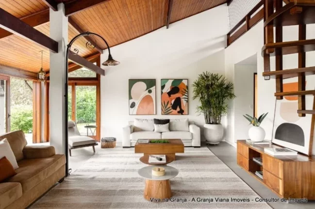 Imagem VISTA PRIVILEGIADA - Casa térrea, muito bem dividida e construída.