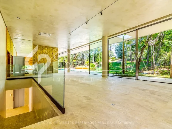 Imagem Belíssima mansão com elevador e acabamento impecável à venda no Terras de São José I