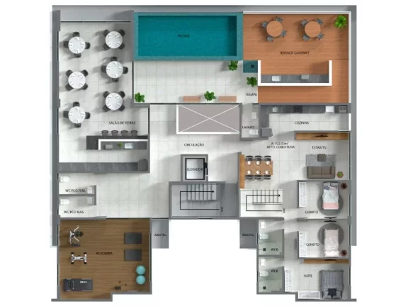 Imagem Apartamento à venda, 59 m² por R$ 476.000,00 - Intermares - Cabedelo/PB