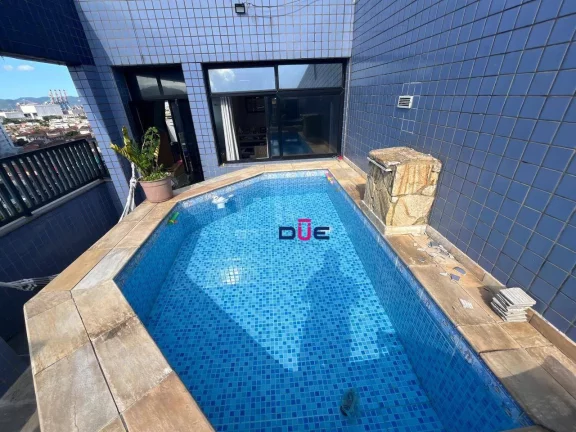 Imagem Cobertura com 3 dormitórios à venda, 138 m² por R$ 680.000,00 - Estuário - Santos/SP