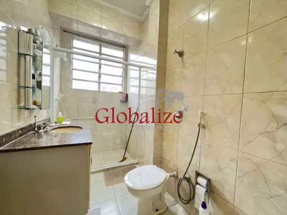 Imagem Apartamento à venda com 73m², 2 quartos, 1 banheiro, sacada, garagem por R$385.000,00 no José menino Santos