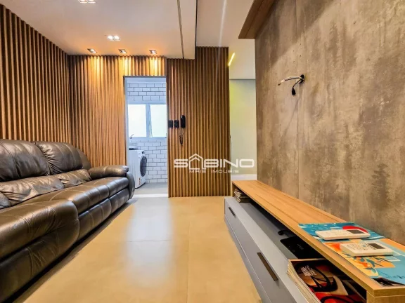 Imagem Apartamento Pé na areia à Venda no Edifício Blue Waves, com 3 dormitórios 1 suíte 87m² - Riviera de São Lourenço - Bertioga SP