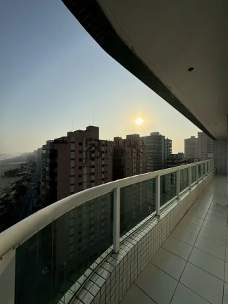 Imagem Apartamento Frente mar com 3 Dormitórios sendo 2 suítes no bairro Guilhermina - Praia Grande