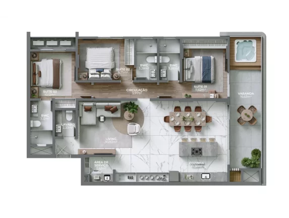 Imagem APARTAMENTO RESIDENCIAL em Bombinhas - SC, Canto Grande