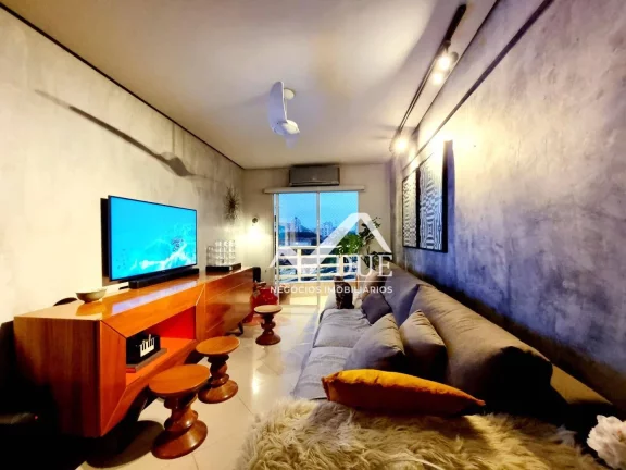 Imagem Apartamento com 2 dormitórios com vista livre e lazer, à venda, 73,21 m² por R$ 550.000 - Aparecida - Santos/SP