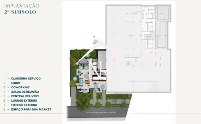 Imagem Studio de 23m na Vila Clementino com dormitório e terraço,coworking,lobby,solarium,delivery,mini market,lavanderia.fitness externo,yoga,sky bar