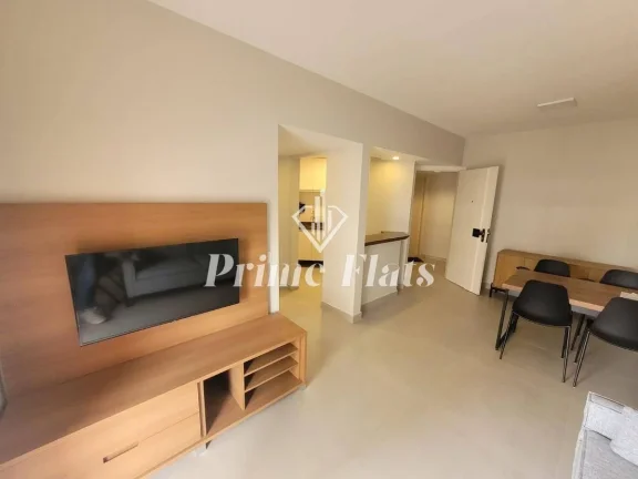 Imagem Flat disponível para locação no Contemporâneo Home e Service, com 42m², 1 dormitório e 1 vaga