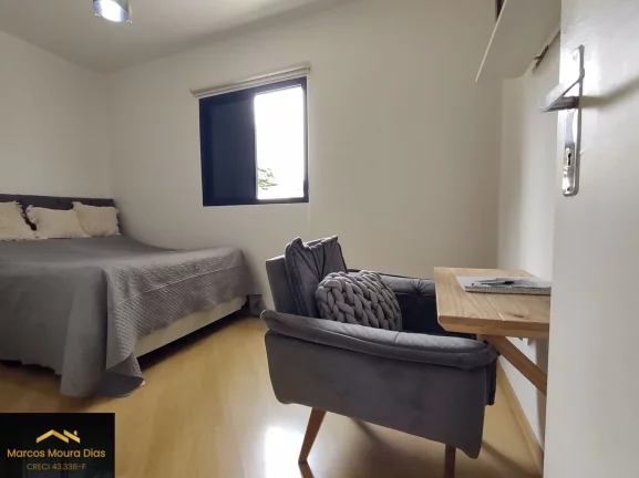 Imagem Apartamento Vila Olímpia com 65 m², Sala com Varanda, 2 Dormitórios, Ar Condicionado, 1 Vaga, Edifício com Portaria 24 hs
