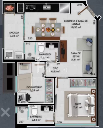 Imagem Apartamento na Planta Guanabara