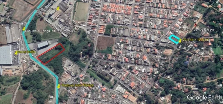 Imagem Terreno à venda, 1012 m² por R$ 490.000,00 - Chácaras Ceres - Suzano/SP