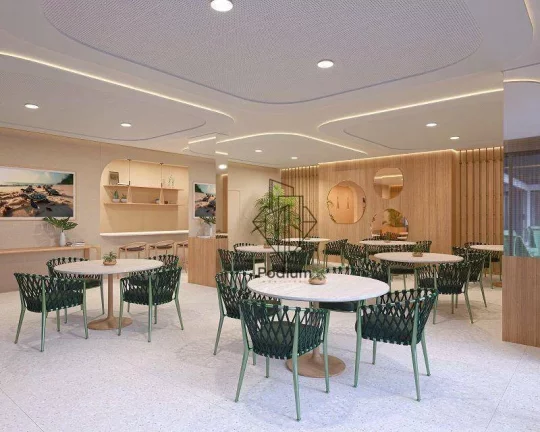 Imagem Flats Studio térreo com área privativa a beira mar da praia de Intermares - FL0548