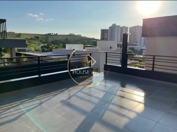 Imagem Casa Sobrado, 4 dormitórios (3 suítes), 6 vagas, Res. Mônaco, Urbanova Sjc.