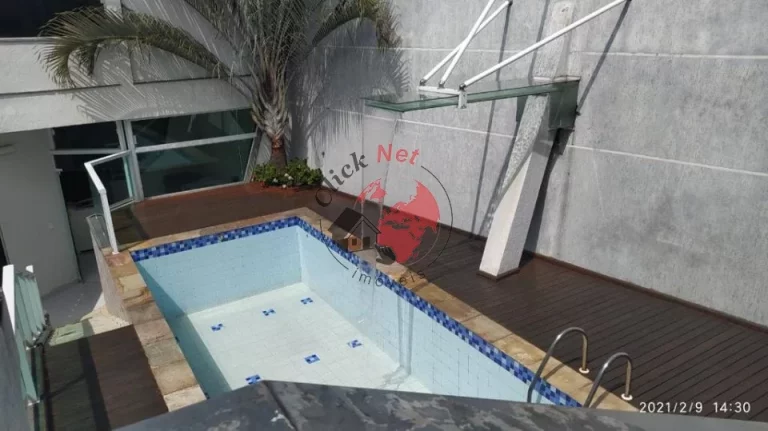Imagem Maravilhoso Sobrado de Alto Padrão com 3 Suites, piscina e 5 vagas no bairro Vila Helena, Santo André