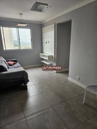 Imagem Apartamento com 2 dormitórios para alugar, 44 m² por R$ 2.552,38/mês - Vila Rio de Janeiro - Guarulhos/SP