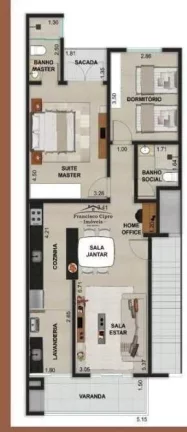 Imagem Apartamento à venda no bairro Jardim Bela Vista II - Guaratinguetá/SP