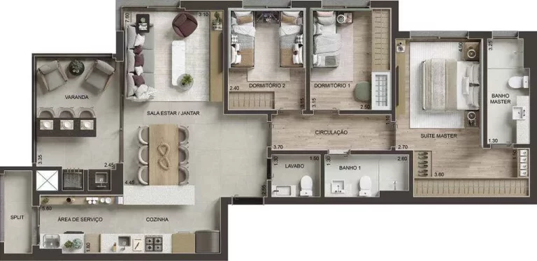 Imagem Auth - Apartamento à venda no bairro Centro Cívico - Curitiba/PR