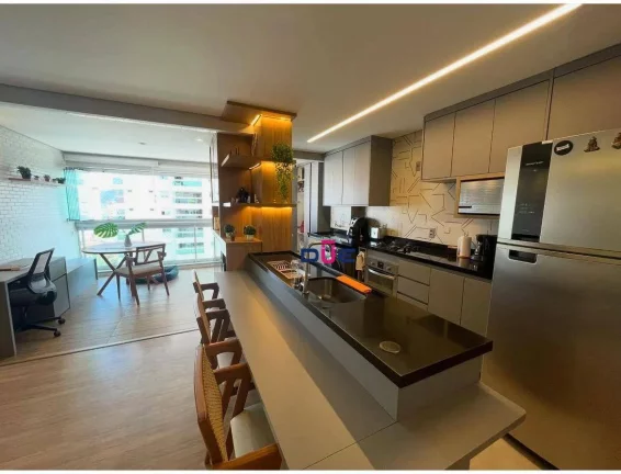 Imagem Apartamento com 2 dormitórios à venda, 77 m² por R$ 1.070.000,00 - Ponta da Praia - Santos/SP
