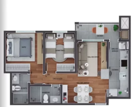 Imagem Jardim dos Manacás - Apartamento à venda no bairro Tingui - Curitiba/PR
