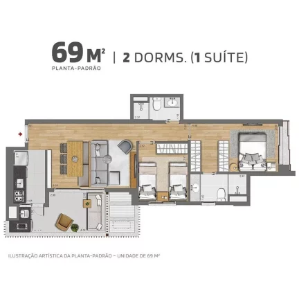 Imagem APARTAMENTO RESIDENCIAL em São Paulo - SP, Jardim das Acácias