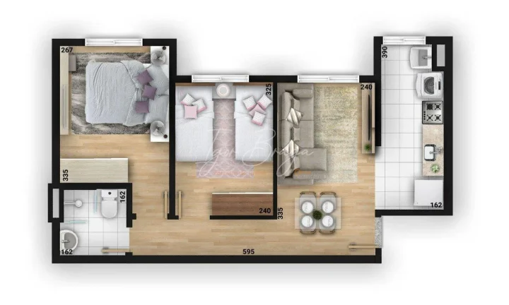Imagem Apartamento à venda no bairro Cidade Industrial em Curitiba/PR