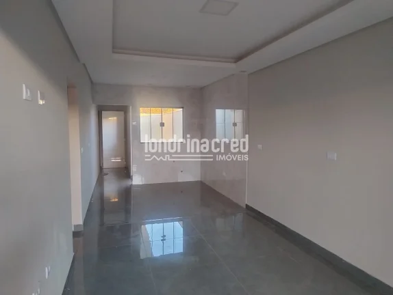 Imagem Casa no Jardim Mônaco em Arapongas, 3 dormitórios (1 suíte), sala, cozinha, banheiro social, 2 vagas de garagem e 88m² de área útil