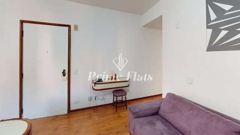 Imagem Flat disponível para locação no The Plazza Residence Flat no Jardim Paulista, com 40m², 1 dormitório e 1 vaga de garagem