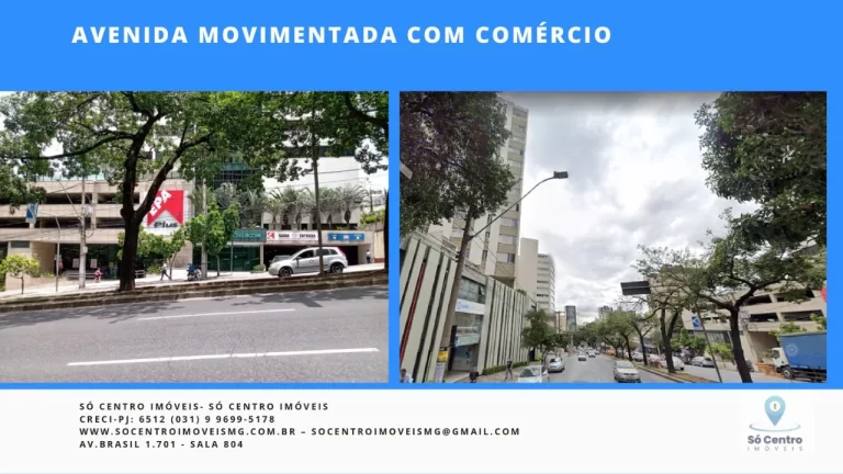 Imagem Ótima loja para alugar na Avenida Contorno, com 200m² de área total e 4 banheiros sociais. Locali...