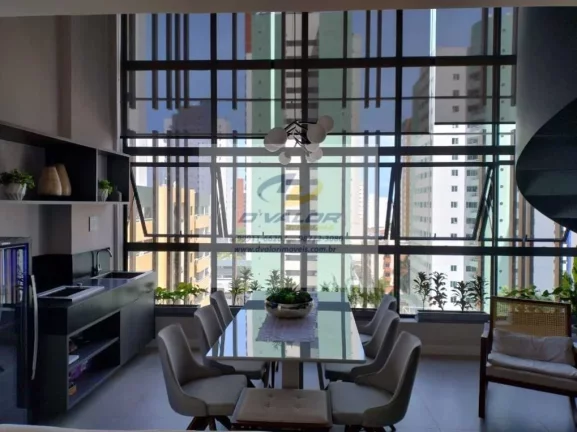 Imagem Vendo ou alugo apartamento Duplex novo, em Tambaú, todo mobiliado, com 120 m², 3 suítes, 2 vagas
