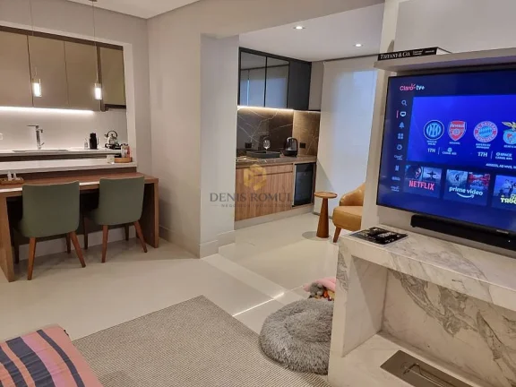 Apartamento 2 dormitórios 1 suíte, 76m², 2 vagas - Mobiliado