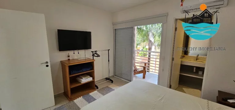 Imagem Casa a venda em Juquehy condomínio, 3 suítes, 700metros da praia, 1 vagas, piscina coletiva 140m² de área construída| Juquehy Imobiliária