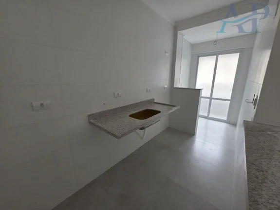 Imagem Apartamento na Guilhermina em Praia Grande com 2 Quartos Frente Mar