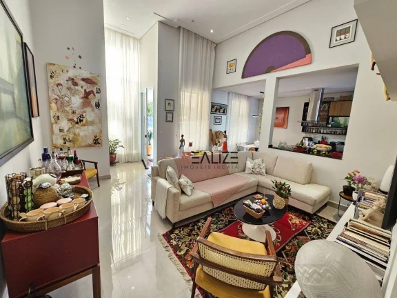 Imagem Casa Térrea Pronta para Morar – Rica em Móveis Planejados – Condomínio Brescia – Indaiatuba/SP – R$ 1.275.000