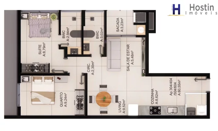 Imagem APARTAMENTO RESIDENCIAL em JOINVILLE - SC, SANTO ANTÔNIO