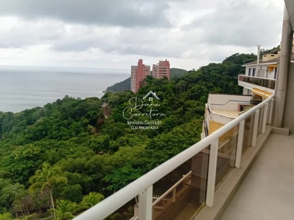 Imagem Cobertura de luxo à venda em Guarujá-SP, Morro Sorocotuba: 4 quartos, 4 suítes, 2 salas, 6 banheiros, 4 vagas, 255m².