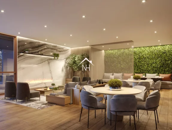 Imagem Apartamento de 142m c/3 suítes,2 vagas,terraço gourmet,coworking,fitness,brinquedoteca,bicicletário,piscina,spa,sauna,pilates,lavanderia,playground