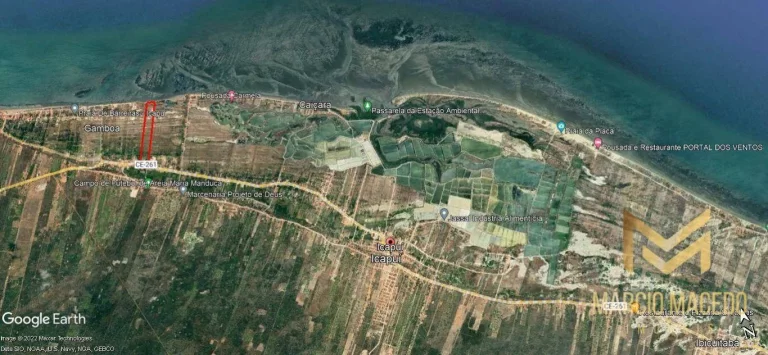 Imagem Terreno à venda, 116769 m² por R$ 4.670.773,60 - Cajuais - Icapuí/CE