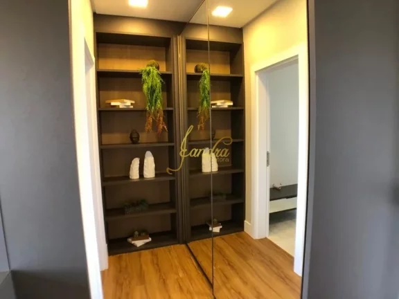 Imagem Sobrado em condomínio fechado mobiliado e decorado piscina aérea com borda infinita