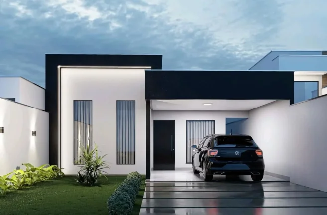 Casa 3/4 C Suite Em Senador Canedo Com Entrada Parcelada