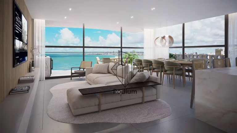 Imagem Apartamentos a beira mar, com varanda / sacada e vista mar para a praia de Intermares - AP1755