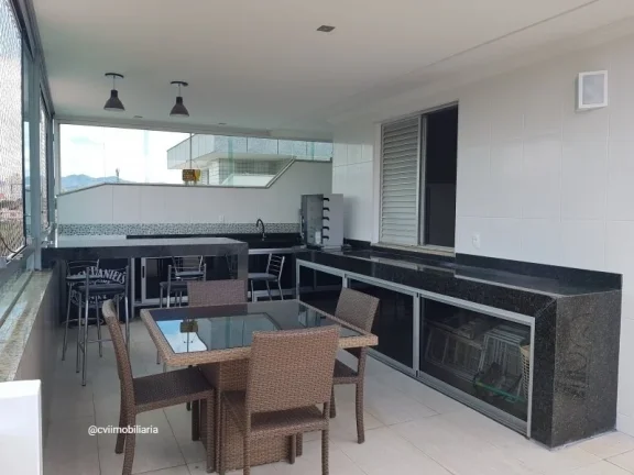 Imagem COBERTURA DE LUXO - 5Quartos, sendo 2 suítes + 4Vagas livres
1º PISO:
? Sala para 02 ambientes, co...