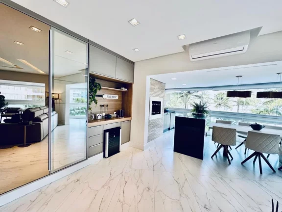 Imagem Apartamento na Riviera de São Lourenço de Luxo com 3 Suítes e Varanda Gourmet na Riviera Módulo 7 - Imperdível!