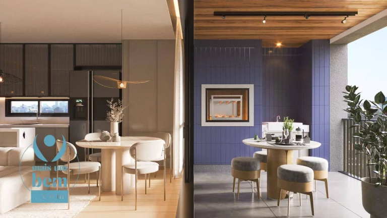 Imagem Apartamento com 3 quartos com suíte à venda, 86 m² por R$ 956.972 - Santa Quitéria - Curitiba/PR