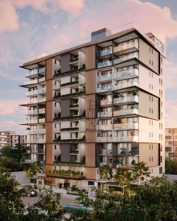 Imagem Apartamentos com varanda / sacada gourmet a 480m da praia de Manaíra -