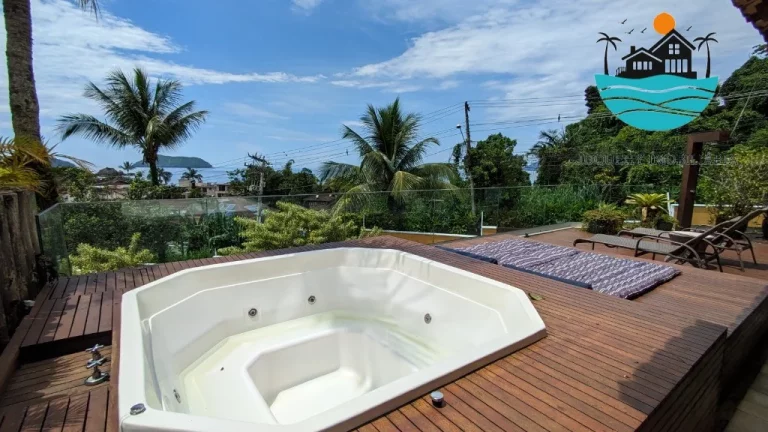 Imagem Casa a Venda e Juquehy, Aluguel anual e Temporada - 5 Suítes, max. 10 pessoas, piscina, área gourmet, Tênis, sauna, 300m² | Juquehy Imobiliária