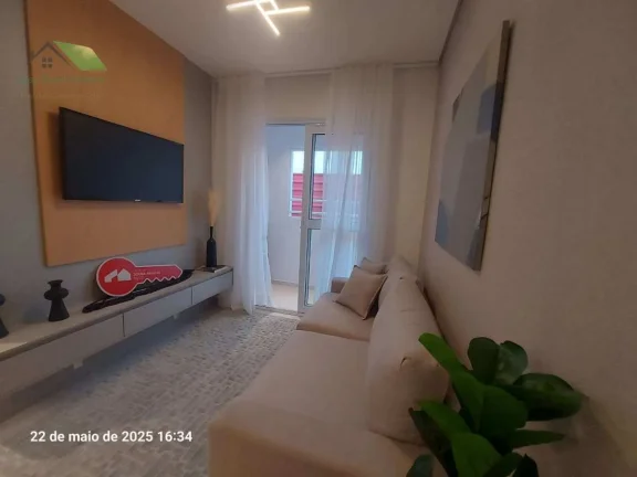 Imagem Sou Mais Suzano Apê à venda, com 2 quartos, sala com sacada, 48,61m2