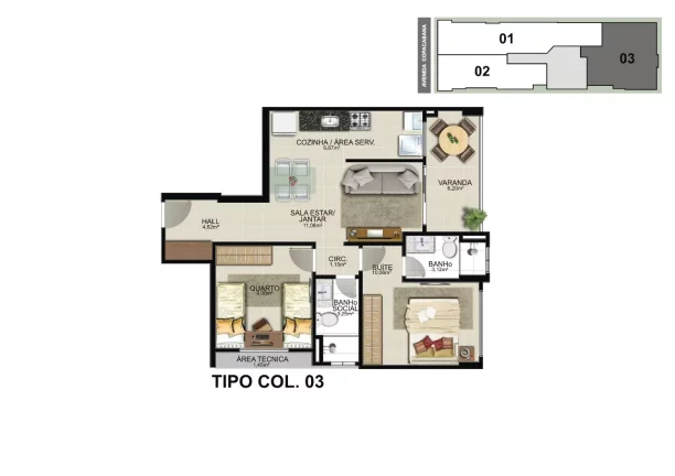 Imagem APARTAMENTO RESIDENCIAL em GUARAPARI - ES, PRAIA DO MORRO