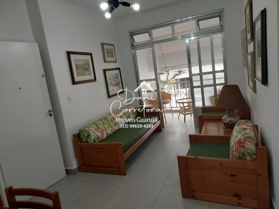 Imagem Apartamento lado praia Enseada, Guarujá-SP! 2 quartos, 2 salas, 2 banheiros, 1 vaga, 77m².