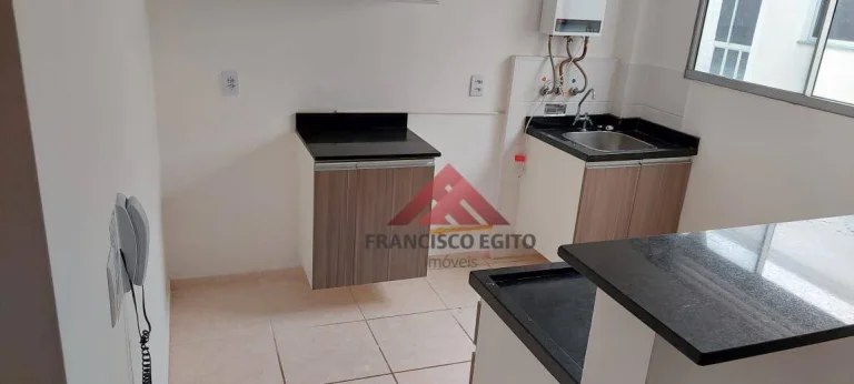 Imagem Apartamento em condominio novo na Rua Estrada de São Pedro 115,Vista Alegre São Gonçalo,com sala dois quartos Wc social ,cozinha e area de serviço,